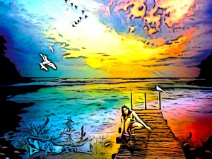 Mermaid under Dock